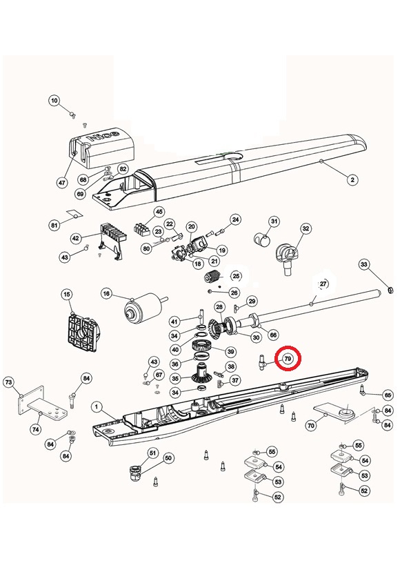 PPD0390R03.4540 - kolík pro TOONA, METRO, XMETRO