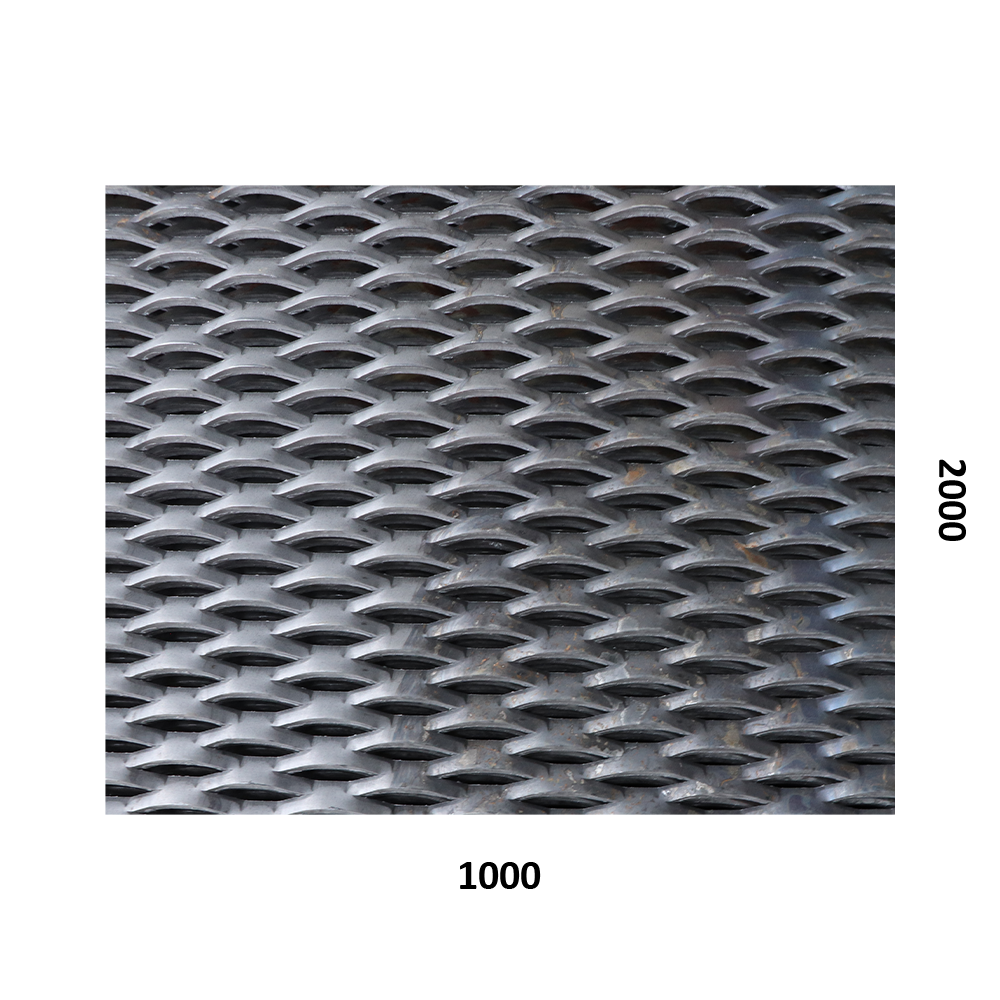 Tahokov Fe šestihranné oko: 47x13mm, můstek: 5mm (1000x2000x3mm)