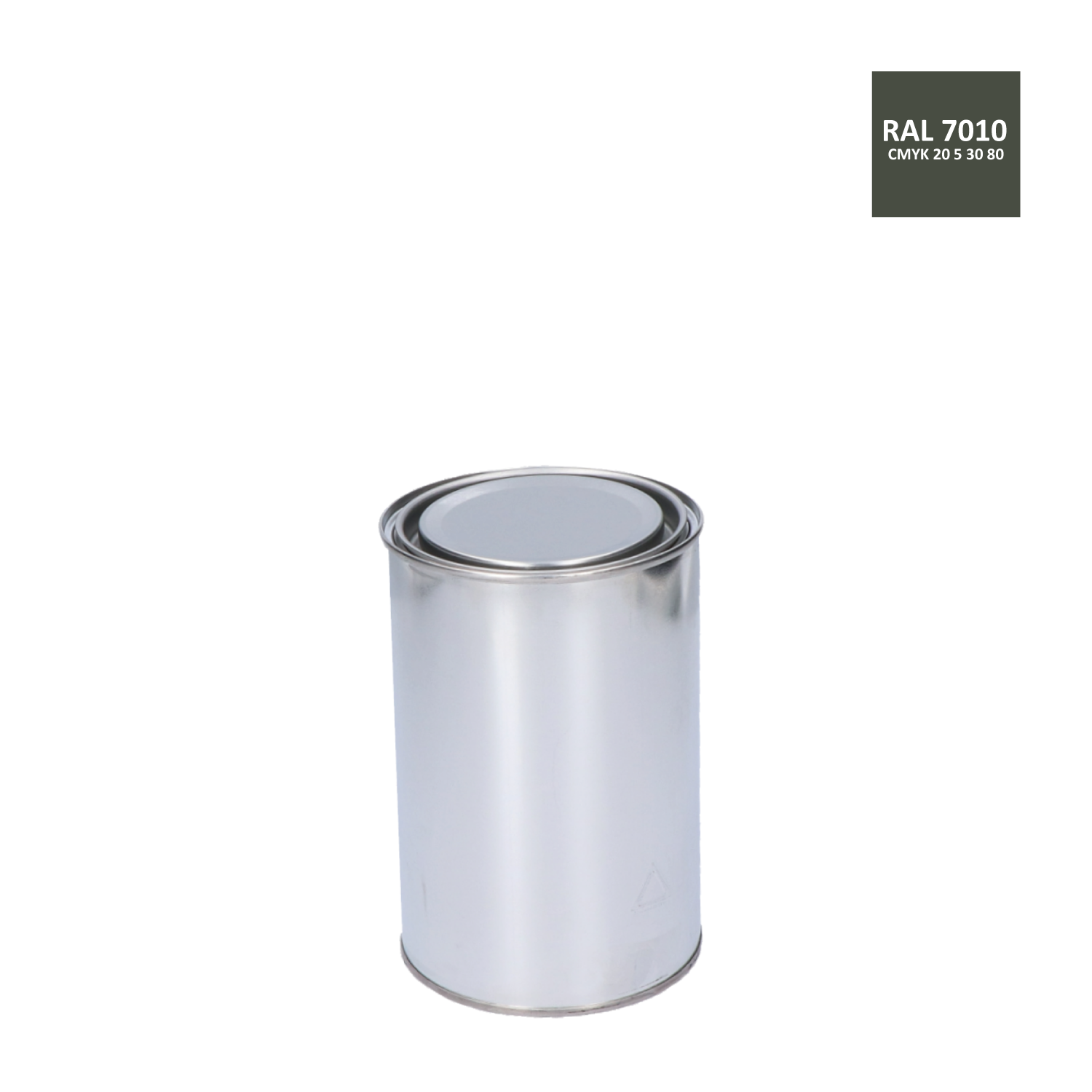 Barva antikorozní polomatná na zinek 1 kg - stanová šedá