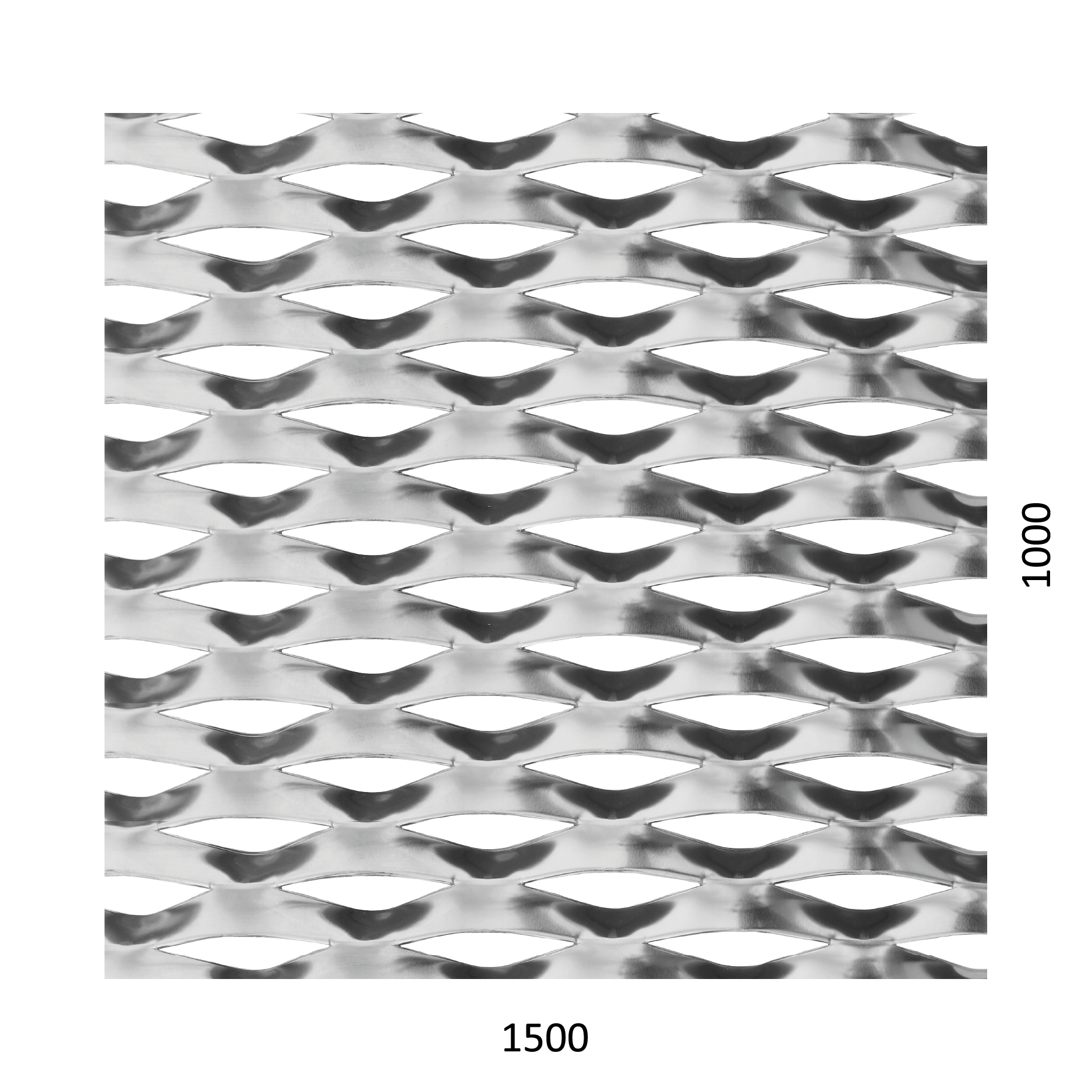 DOPRODEJ! Tahokov Al, kosočtvercové oko, mostík: 24mm, 1500x1000x2mm