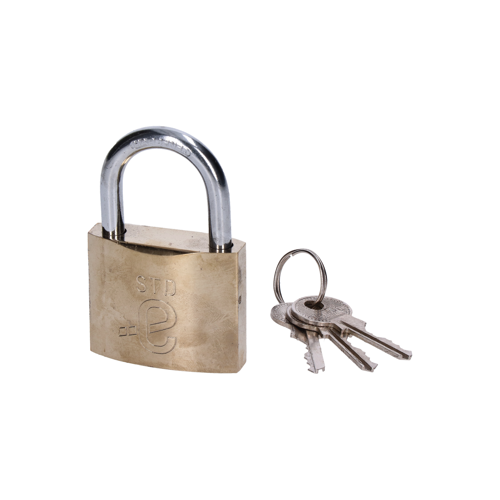 Visiací zámok ekko, bronzová farba, oceľový, 25mm