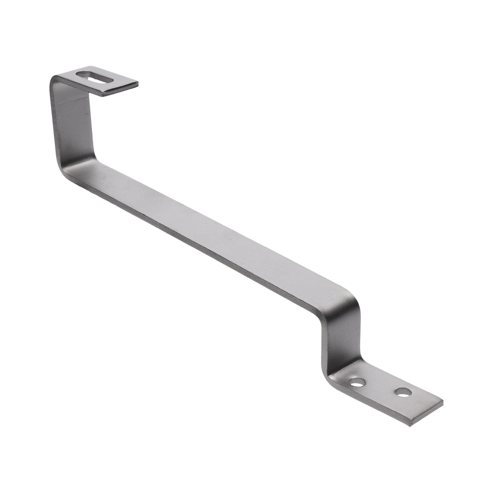 Střešní hák vhodný pro rovné krytiny, keramické střechy (tašky bobří, zakřivené, segmentové). Nerez A2