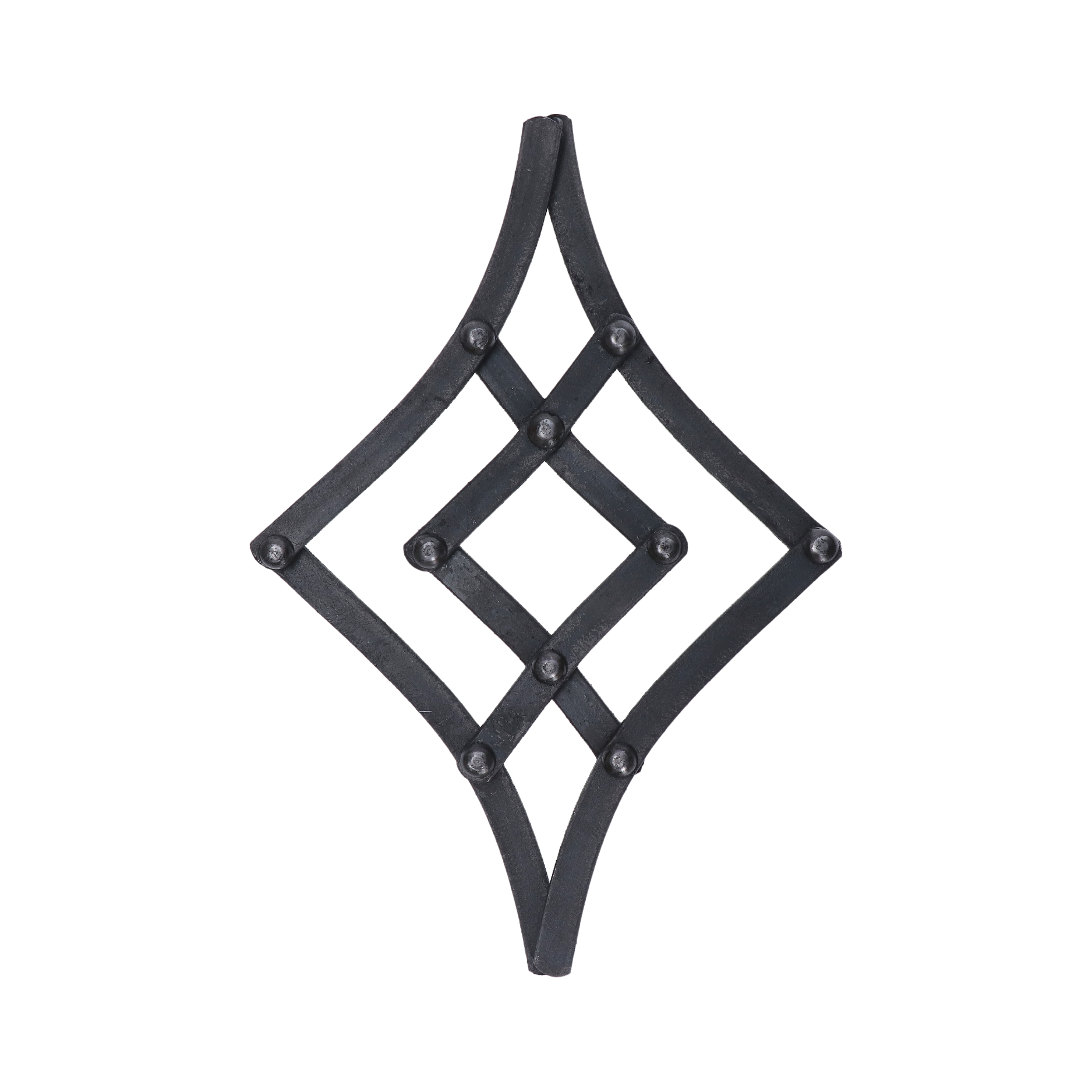 DO VYPRODÁNÍ ZÁSOB - Kovářský ornament 260x185 mm, profil 12x12 mm