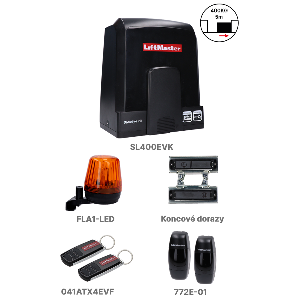 LiftMaster sada pro posuvnou bránu do 5 m/400 kg
