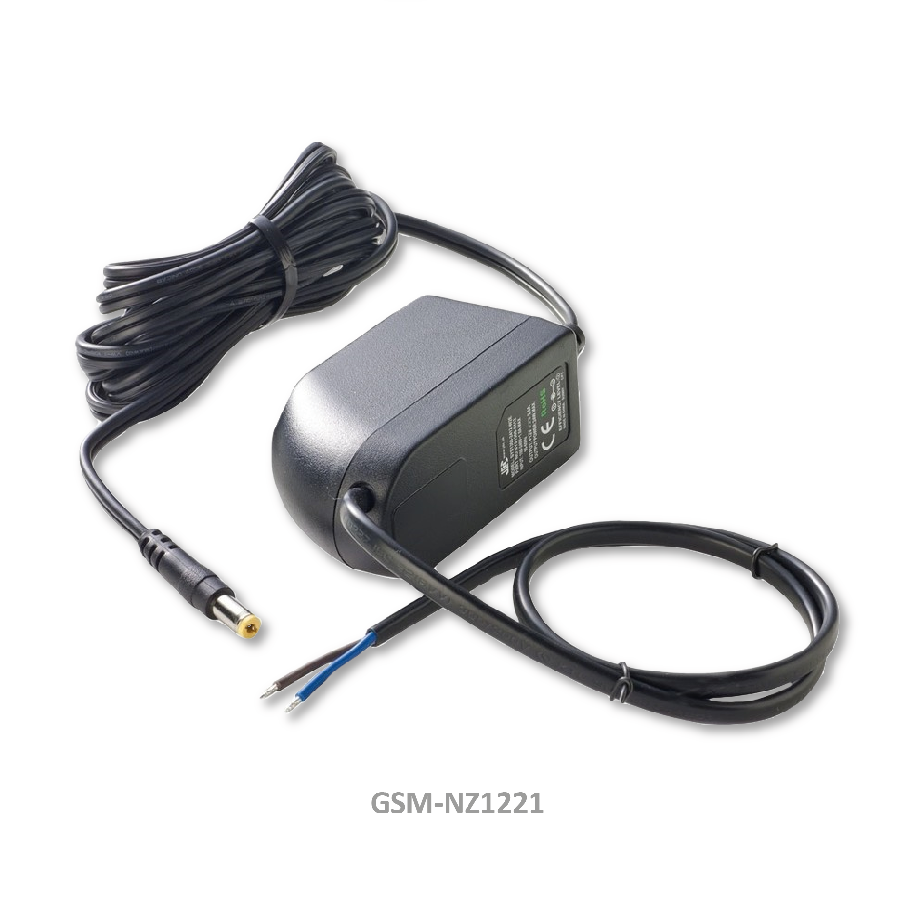 Napájecí zdroj 12V / 1A, bez konektoru, volny konec,  L=1,4m