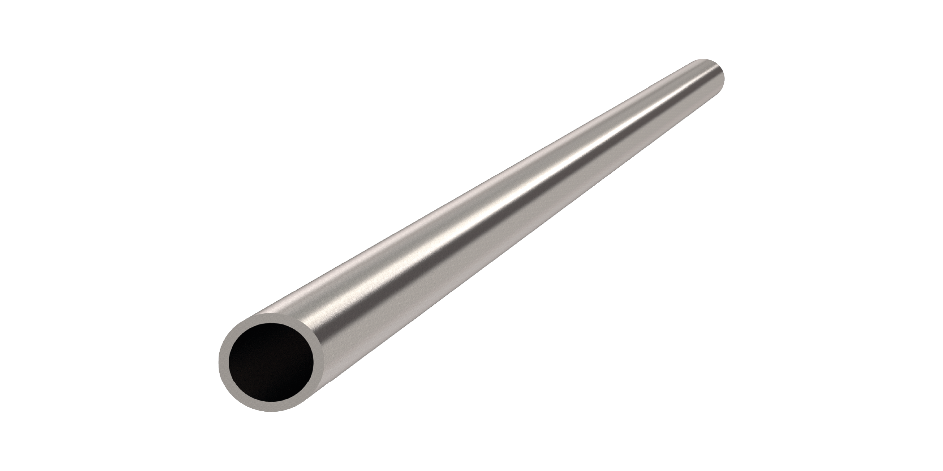 Trubka ø 10 x 1 x 6000 mm, broušená nerez AISI 304