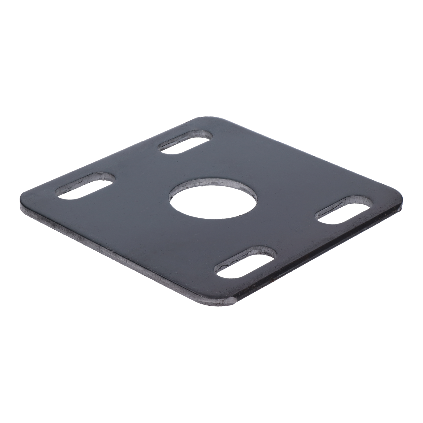 Plotna 119x119x5mm, bez povrchový úpravy s dírou 36mm