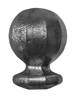 Koule-ukončení H 63 x L 48 mm, základna ø37 mm