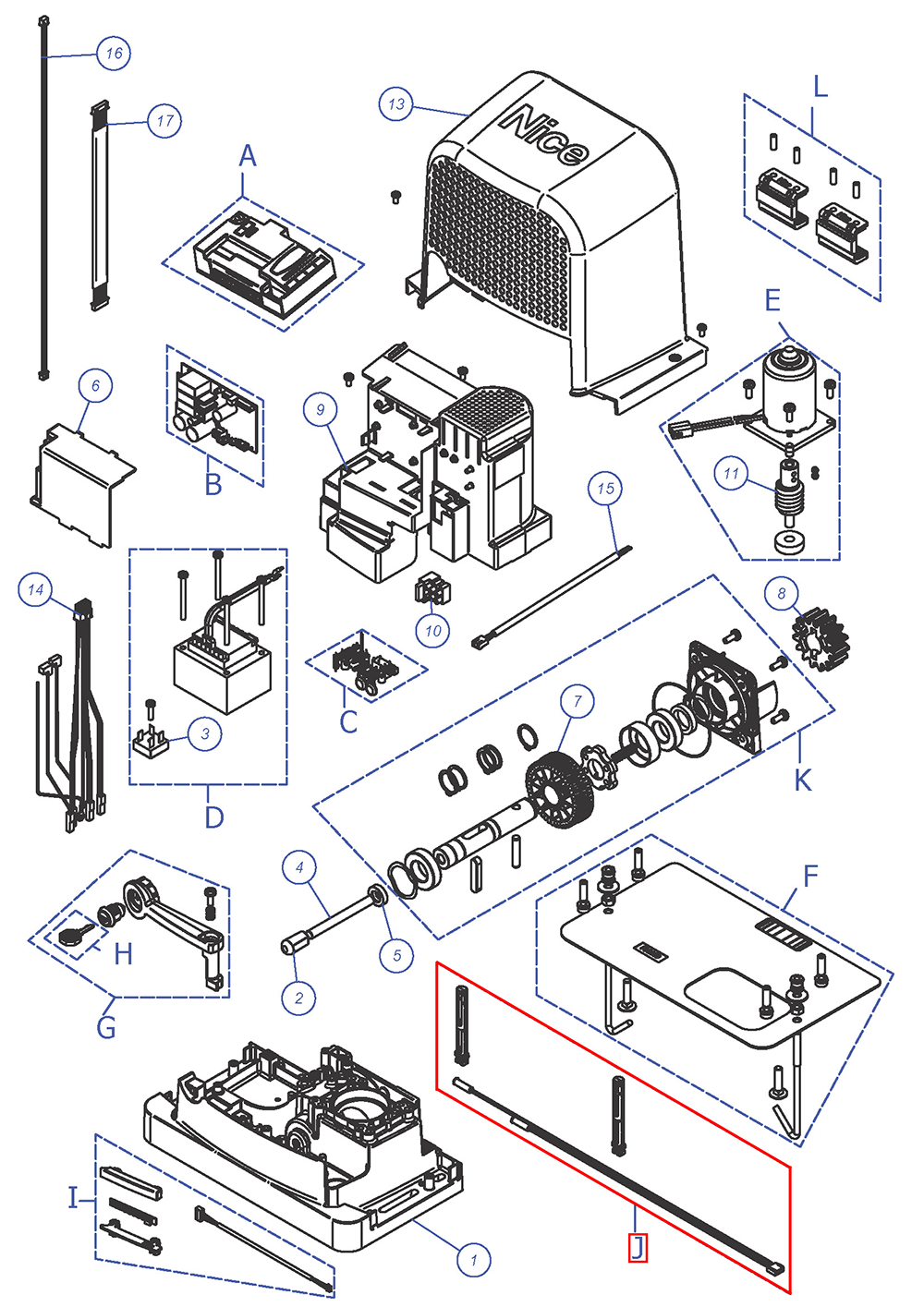 SPLSM05400 Sada indukčních spínačů bez protikusů RBS400, RBS600, RBS600HS