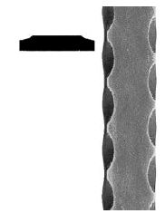 DOPRODEJ Tyč plochá zdobená 25 x 8 mm